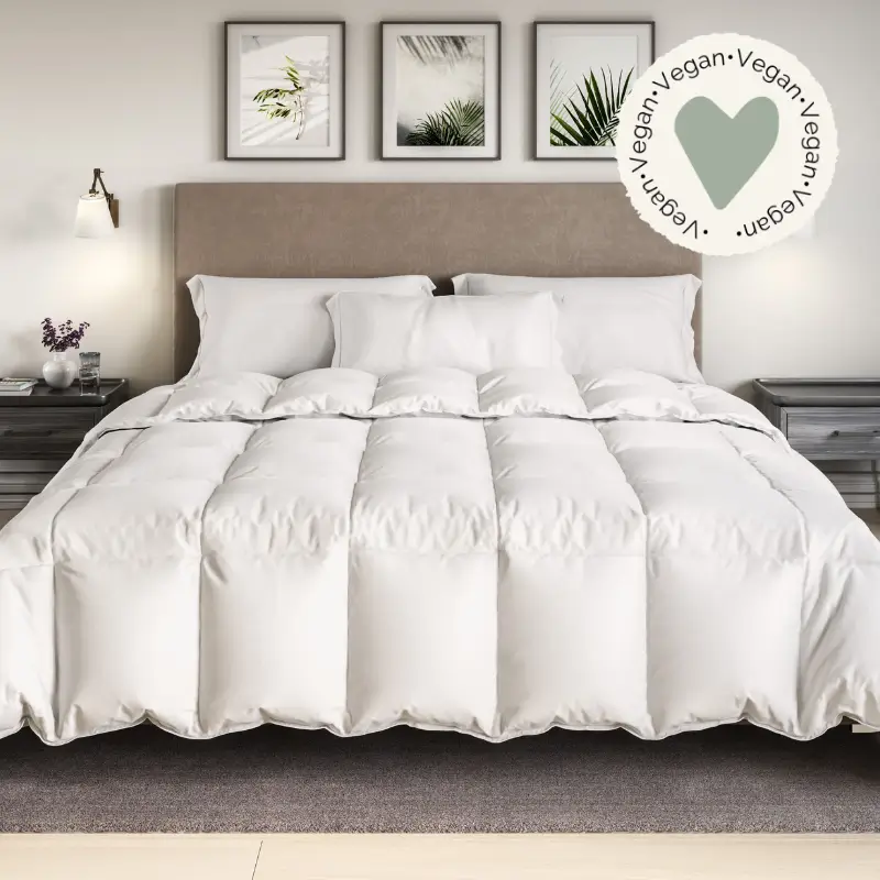 Saatva natural vegan comforter