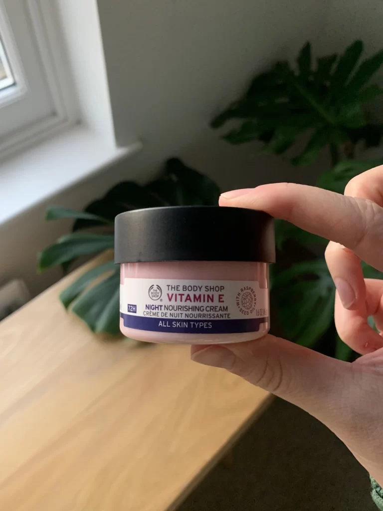 My pot of body shop cruelty free moisturizer