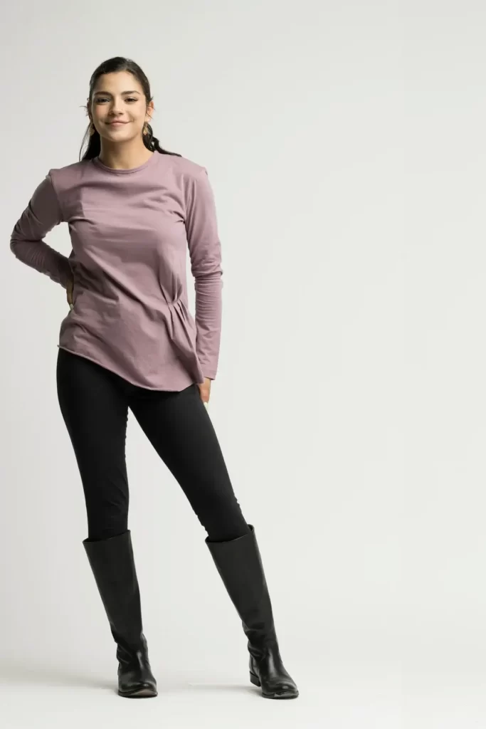 The Good Tee long sleeve t shirt from organic cotton