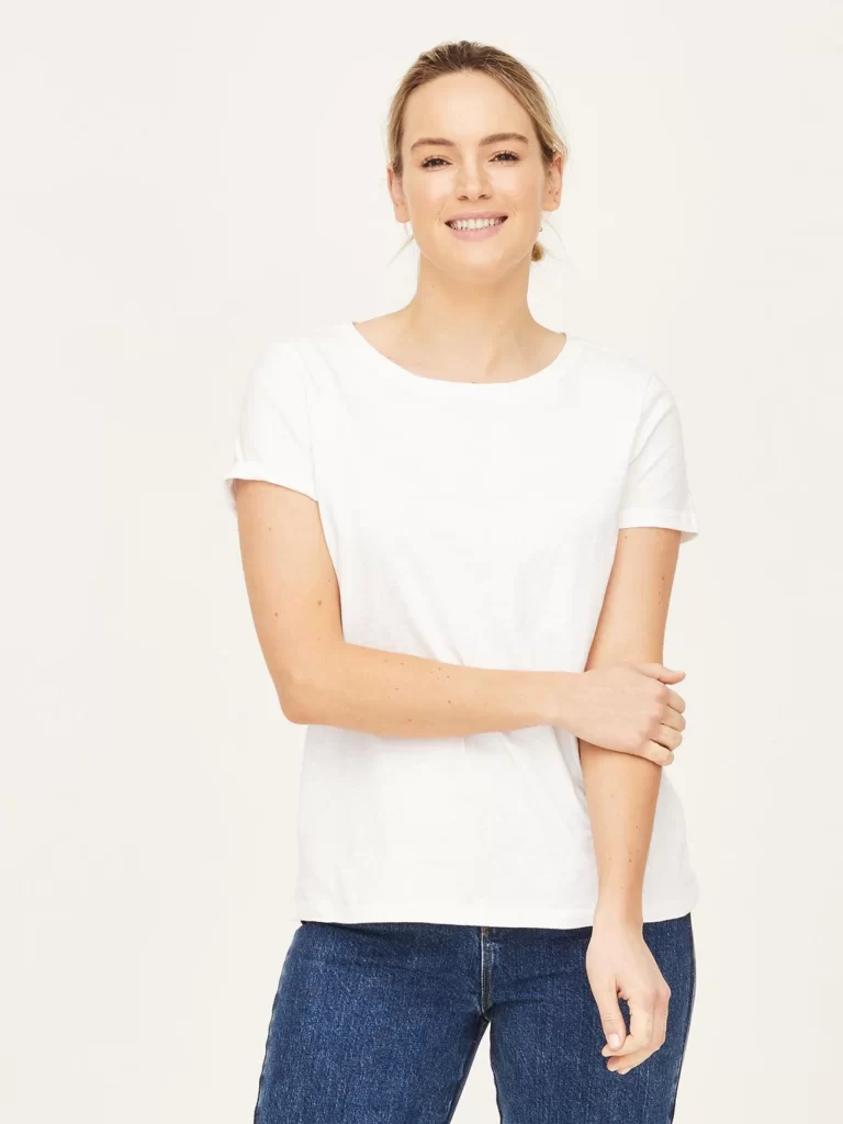 Thought Essential White organic cotton T shirt