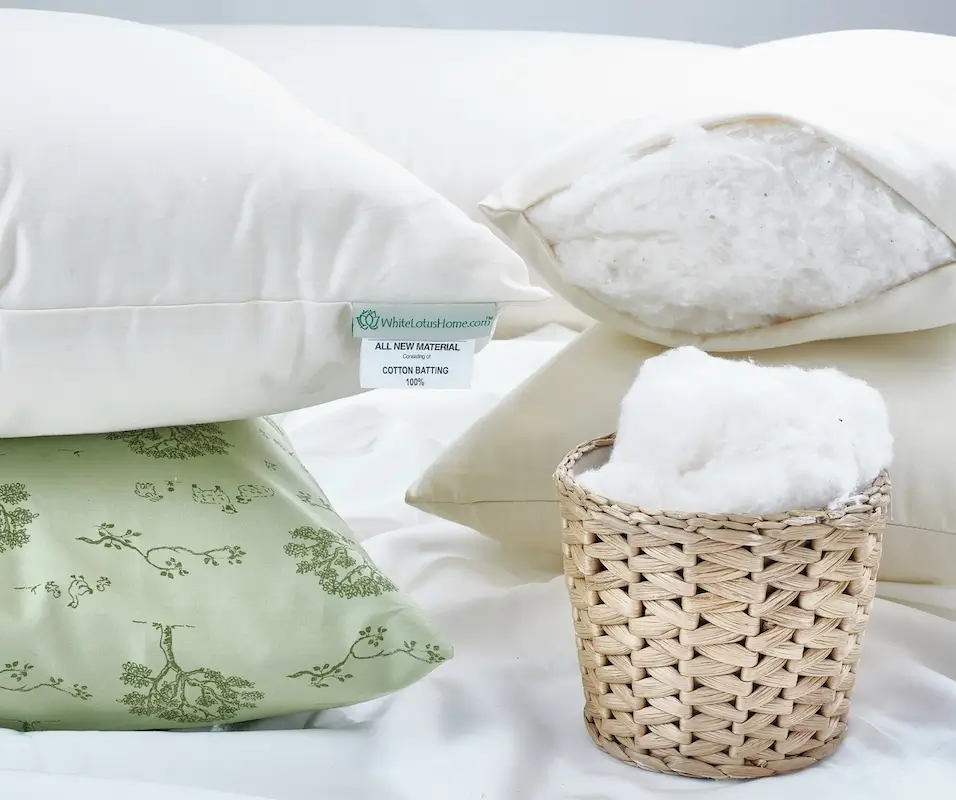 White Lotus Home organic pillows