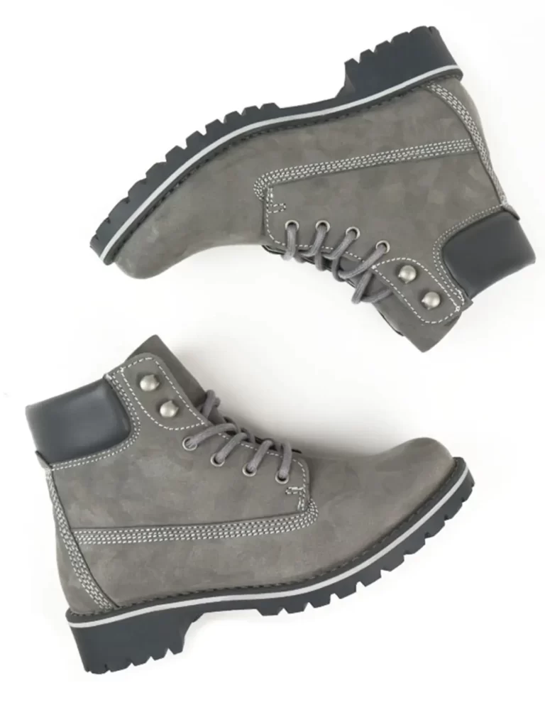 Wills Vegan suede combat boots 